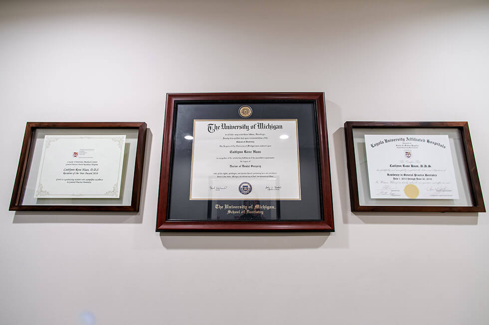 Certifications/Plaques